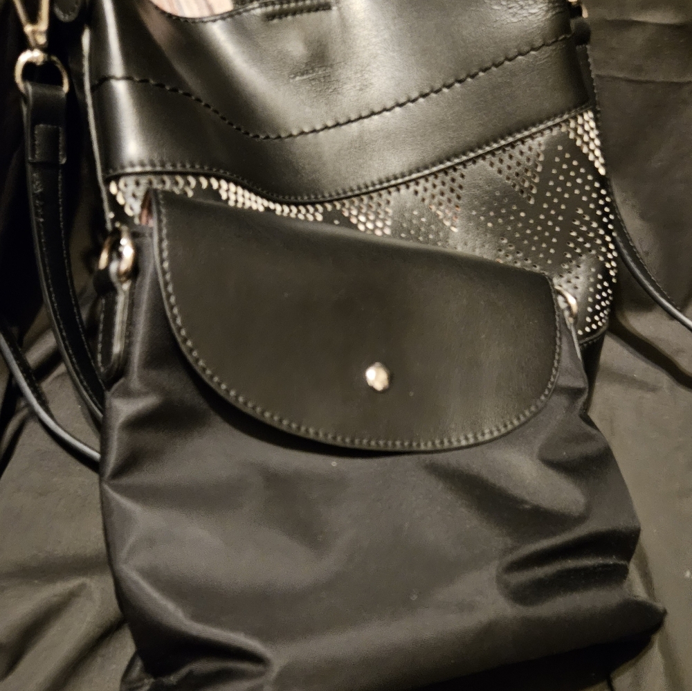 Black Bucket style Purse-in-Purse David Jones Paris